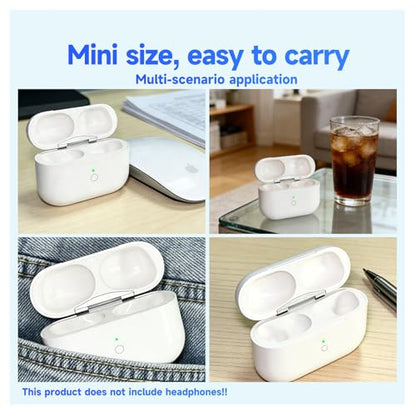 Replacement for AirPods Pro 1 & 2 Charging Case,USB-C,Bluetooth Pairing