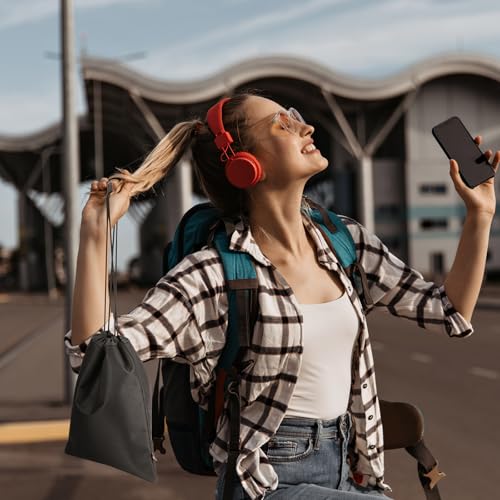 Drawstring Headphone Carrying Case for Over-Ear & Gaming Headsets
