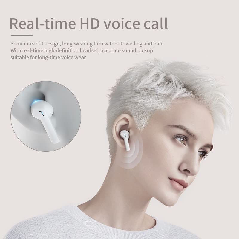 True Wireless Earbuds Bluetooth 5.3 in-Ear Headphones Dual Modes(Game/Music) Wireless Gaming Earbuds 55ms Ultra-Low Latency LED Power Display Bluetooth Earphones TWS Stereo Ear Buds 40H Playtime