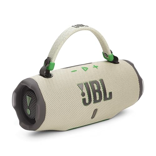 JBL Charge 6 - Portable Waterproof & Drop-Proof Bluetooth Speaker, Bold Pro Sound with AI Sound Boost (Sand) (Renewed) (Renewed) - color: Sand