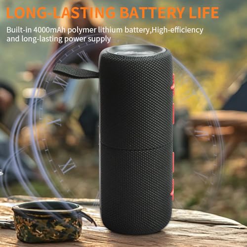 2 in 1 Magnetic Dual Splittable Bluetooth Speaker, IPX6 Waterproof Split Portable Wireless Speaker with 20W Loud Stereo Sound, Bluetooth V5.3, 24H Playtime, Multiple pairing for Home,Outdoor or Travel