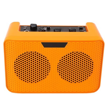 Focket Electric Guitar Amplifier, 10W Output Builtin Delay Effect Portable Guitar Amplifier, Amp Speaker with 3.5mm Headphone Jack Volume Tone Control for Desktop Coffee Table