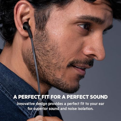 Belkin Wired Earbuds with Lightning Connector, Built-in Mic | In-ear headphones, tangle-free cable, inline remote, volume and track controls, water resistant, iPhone, iPad - color: Black, size: One Size, style: LTG
