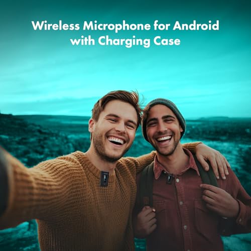 Movo WMX-2-C Wireless Microphone for USB-C Devices – Wireless Lavalier Mic System with Charging Case – Clip-On Lapel Mic for iPhone 15 and Up, Android, iPad Pro, MacBook – 7HR Battery, 328ft Range - style: 1 Transmitter