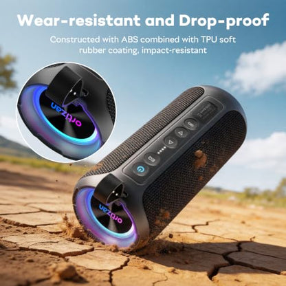 Ortizan Portable Bluetooth Speaker Wireless (2nd Gen), 40W Loud Sound