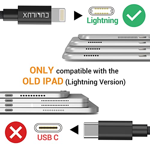 Cubilux Lightning Dual Headphone Splitter [Aluminum Case, Apple MFi Certified] Double 3.5mm Audio Jacks Splitter for 2 Earphones Compatible with iPhone 14 Pro Max 14 Plus/13/12/11/SE 2/Xr/Xs Max, iPad - color: Dual Headphone Jacks, Grey