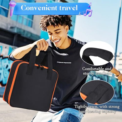 Wireless Microphone Carrying Case,8 Slots Mic Storage Bag