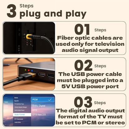 192KHz DAC Optical to RCA Converter,Optical Audio Cable to RCA Male Cable Adapter,Digital to Analog Audio Converter for HDTV, DVD, Set-top Boxes(Unidirectional from O-ptical to RC A Only) Cable -6.6FT - size: 6.6FT