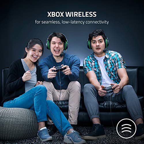 Razer Kaira Wireless Gaming Headset for Xbox Series X|S, Xbox One: Triforce Titanium 50mm Drivers - Cardioid Mic - Breathable Memory Foam Ear Cushions - EQ Pairing Button - Windows Sonic - Black - color: Black, style: Kaira