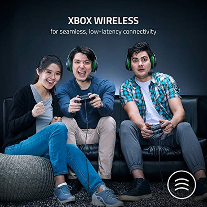 Razer Kaira Wireless Gaming Headset for Xbox Series X|S, Xbox One: Triforce Titanium 50mm Drivers - Cardioid Mic - Breathable Memory Foam Ear Cushions - EQ Pairing Button - Windows Sonic - Black - color: Black, style: Kaira
