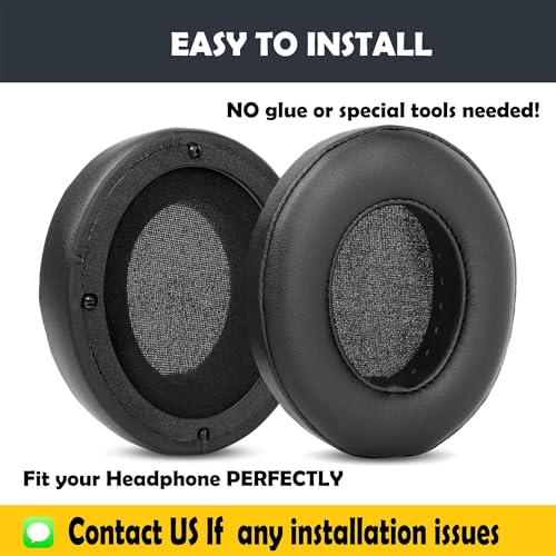 W855BT Earpads Replacement for Edifier W855/ W855BT Headphones Ear Cushions with Protein Leather and Memory Foam