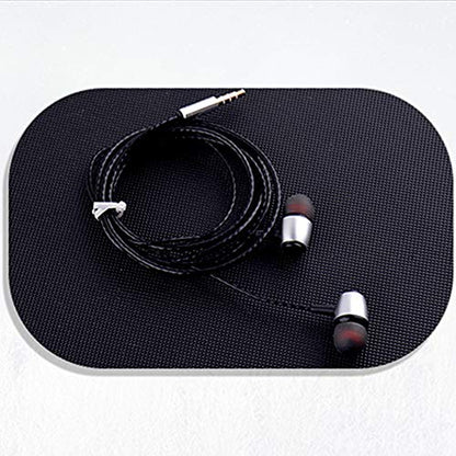 JacobsParts 2-Pack Earbuds in-Ear Sound Isolating Headphones Headset Ear Buds with Mic & Volume, Silver - color: Silver