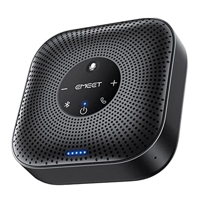 EMEET M0 Plus Conference Speaker and Microphone, 4 Mics 360° Voice Pickup | Noise Reduction, USB C&C-to-A Adapter, Bluetooth Speakerphone for 8 People w/Daisy Chain for 16, Works with Leading Software - size: Advanced M0 PLUS for 8 People