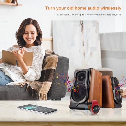Bluetooth Receiver for Headphone,Headset,Speaker or car Audio,with MIC for Hands-Free Call and Music.