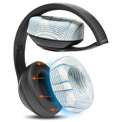 WC SweatZ Studio - Patented Covers for Beats Studio 3 (A1914) & 2 (B0500) | Made by Wicked Cushions | Made with Premium Silicone | Also fits B0501 | Ivory Tide - color: Ivory Tide