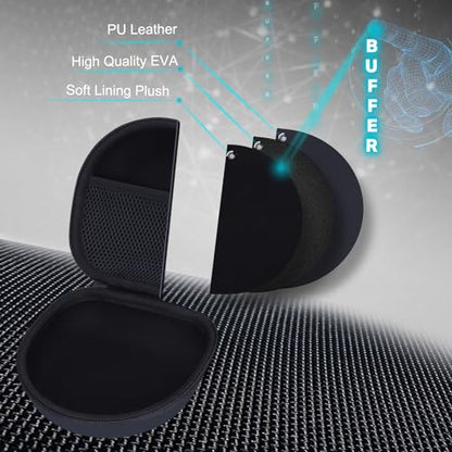Headphone Case Compatible with JBL/Beats/BERIBES/Jlab/Picun/TOZO/KVIDIO/Soundcore Anker/Skullcandy Noise Cancelling Over-Ear Headphones, Pearl Black - color: Pearl Black