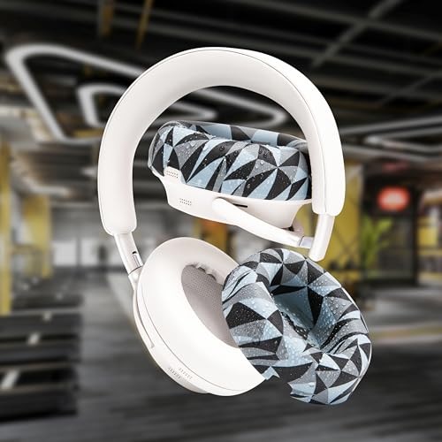 WC SweatZ QC Ultra - Patented Covers for Bose QuietComfort Ultra Gen 1 & 2 | Made by Wicked Cushions | Made with Premium Silicone, Sweatproof & Washable | Geo Grey - color: Geo Grey