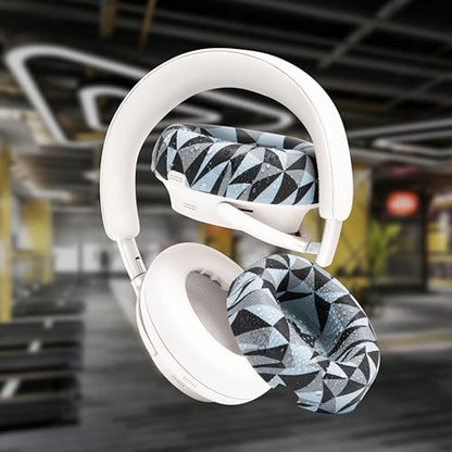WC SweatZ QC Ultra - Patented Covers for Bose QuietComfort Ultra Gen 1 & 2 | Made by Wicked Cushions | Made with Premium Silicone, Sweatproof & Washable | Geo Grey - color: Geo Grey