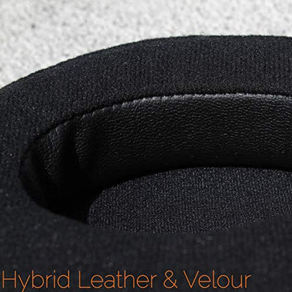 WC PadZ Velour - Earpads for Audio Technica, HyperX, Arctis & More | Made by Wicked Cushions | Extra Thick | Also fits Logitech G Pro X & 50+ Additional Models | Black - color: Black