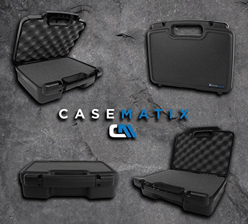 CASEMATIX Studio Microphone Travel Case Compatible with MV51 Digital Large Diaphragm Condenser Mic, MVi Audio Interface, MV88, MVL, Lavalier Mic and More, Includes Case Only