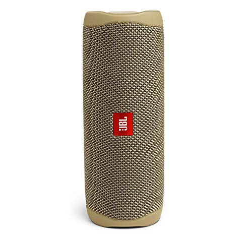 JBL FLIP 5, Waterproof Portable Bluetooth Speaker, Sand | Sounds better than ever, Bring the party anywhere, Make a splash with IPX7 waterproof design, A rainbow of colours - color: Sand