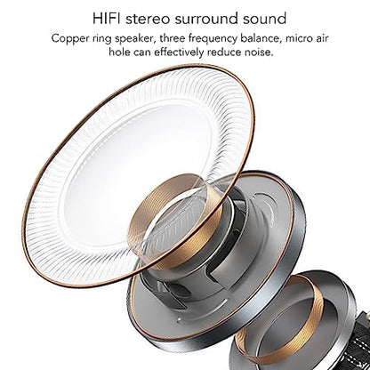 Open Ear Headphones, 1Pcs Over Ear Clip Earbuds, Single Ear Bone Conduction Bluetooth 5.3 Headphone with IPX4, for Sports Running, Workout (Black)