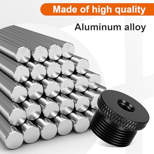 6 Pcs Mic Stand Adapter, 1/4 Female to 5/8 Male Screw Adapter | Microphone Stands AdaptersThread Tripod Screw Adapters for Microphone Stand Mount to Camera Tripod