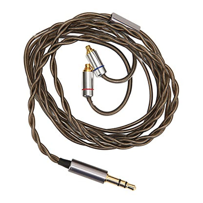 MMCX Earphone Replacement Cable Transparent Sound Earbuds Upgrade Wire for WESTONE for XBA A3 XBA H2 TK200 3.9ft
