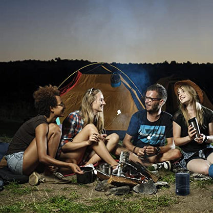 Altec Lansing - HydraMotion Wireless Bluetooth Speaker with 360 Degree Sound, Portable IP67 Waterproof for Outdoors, Shockproof, Snowproof, Everything Proof, 12 Hour Playtime (Black) - color: Black