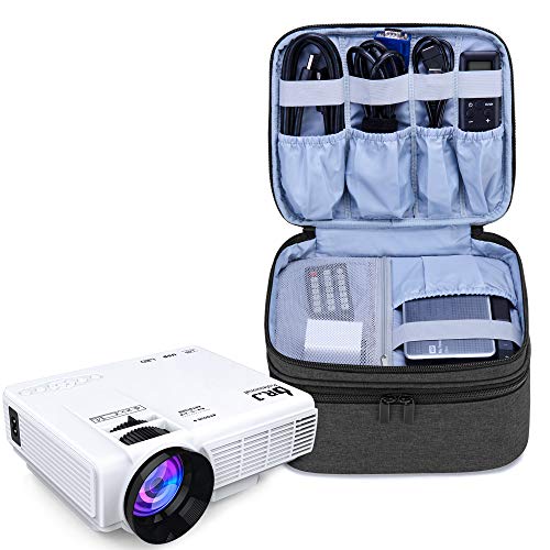 LUXJA Carrying Bag Compatible with DR.J Mini Projector, Black - color: Black