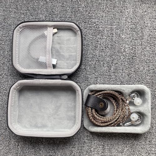 PU Leather Storage Box, Suitable for in Ear Earphones, Wired Earphones, Waterproof, Portable, Pressure Resistant Box, Earphone Storage Bag