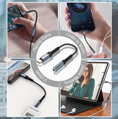 USB Type C to 3.5mm Female Headphone Jack Adapter - style: 1 Pack Adapter