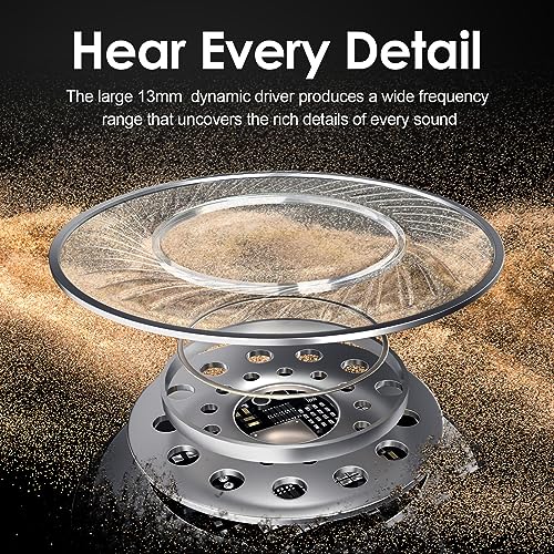 Rythflo Bluetooth Headphones, 150H Playtime Wireless Bluetooth Earbuds w/Mic in-Ear Magnetic Neckband Earphone, IPX7 Sweatproof Deep Bass Headset for Home, Traveling, Outdoor, Business Trips - color: Black