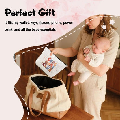 Cool Mom Club Bag Gift Mothers Day Gifts for Mom from Daughter Son New Mom Essentials Must Haves Mother Cosmetic Pouch Mother Travel Makeup Toiletry Bag Mama Christmas Birthday Gift Idea Mommy Present - color: Cool Mom Club Bag Gift