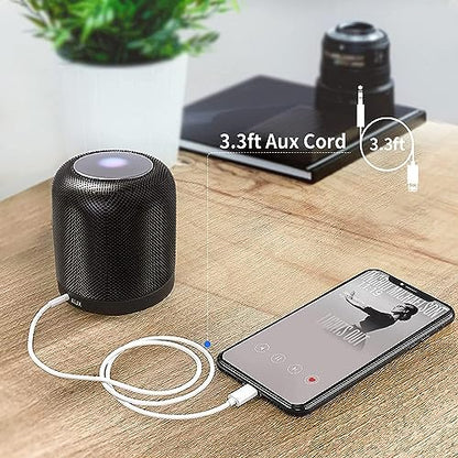Aux Cord for iPhone, 2 Pack Lightning to 3.5mm Cable, 3.3FT | Car Stereo Compatible, Speaker Compatible, Headphone Compatible, iPhone 14 13 12 11 XS XR X 8 7