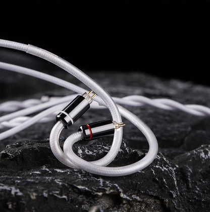 NICEHCK SnowWings 3.5mm Single-Ended MMCX 7N OCC Gold Plated IEM Cable | MMCX connector terminal fits all mainstream MMCX interface in-ear monitors