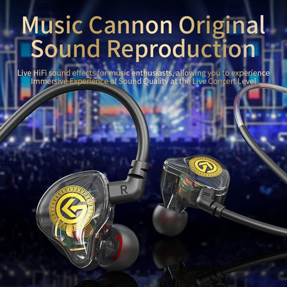 Wired Gaming Earbuds with Mic, Japan Tuning Tech, Deep Bass & HiFi Sound, Noise Isolating in-Ear Headphones, Zero-Lag for Gaming, Crystal-Clear Calls, Laptop, Switch - 3.5mm Cyan - color: cyan