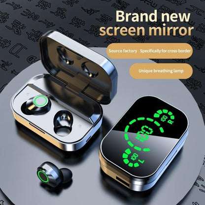 TWS True Wireless Earbuds Bluetooth In-Ear Headphones Waterproof Blue Tooth Ear Buds Wireless Earphones for iPhone Android Phones Invisible Mini Small Earbuds Wireless Bluetooth for Small Ear Canal