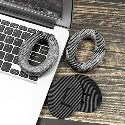 Professional Bose Headphones Replacement Ear Pads, Fits Bose QuietComfort 35 ii/QC35/QC25/QC2/QC15/Ae2/Ae2i/Ae2w/SoundTrue & SoundLink(Over-Ear) by Krone Kalpasmos– Black Scrims - color: Black