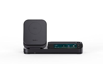 YEALINK BH71 Bluetooth Wireless Mono Headset, BHB710 Workstation w/ 3' Colour Touch screen & Carry Case (+20hrs), Qi Wireless Charging,3 Size Ear Plug