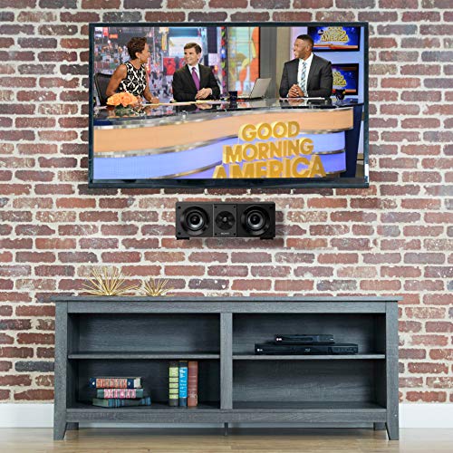 VIVO Steel Universal Dual Soundbar Wall Mount L Brackets, Adjustable Extending Speaker Arm Holders, Black, Mount-SPSB4