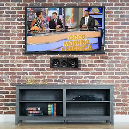 VIVO Steel Universal Dual Soundbar Wall Mount L Brackets, Adjustable Extending Speaker Arm Holders, Black, Mount-SPSB4