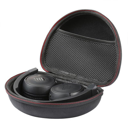 Hard Travel Headphone Case for Sony MDRZX110NC, MDRZX110AP, MDR-ZX310AP, MDR-ZX110 ZX Series/JBL Tune 510BT 500 660NC, Live 460NC, Foldable On-Ear Headphones Headset Case Storage Bag (Black+Black) - color: Black+Black