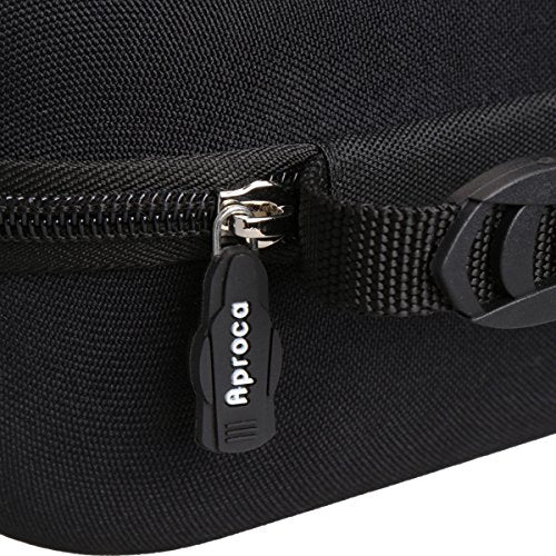 Aproca Case Compatible with Audio-Technica ATH-M50X ATH-M50XGM ATH-M40x ATH-M30x ATH-M20x / Sony MDR7506 Professional Studio Monitor Headphones, Portable Storage Bag for Accessories (Black)
