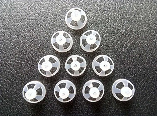 Hearing Aid Ear Piece Open Domes 12mm 10-Pack Comfortable PSAP (Personal Sound Amplifiers Product) Kit Ear Tips Invisible, Perfect for Open Air (Open fit), except for RIC - style: Open 12mm 10-pack