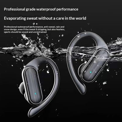 Over The Ear Earbuds Bluetooth Headphones Wireless Earbuds 60hrs Playtime Wireless Charging Case Sports Ear Buds Stereo Sound IPX7 Waterproof Sports Earphones for Running Black