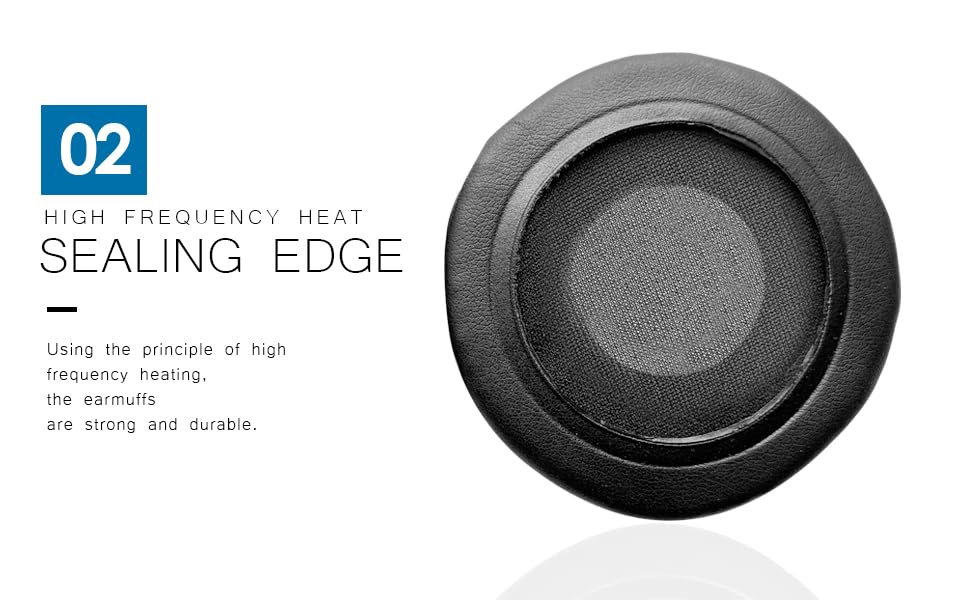 Universal Replacement Ear Pads, 95MM Black Soft Headset Cover for Most Headphone