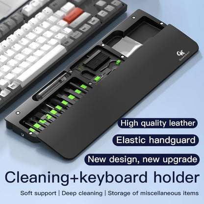 GK GAMAKAY 16.81'' Keyboard Wrist Rest Pad with Cleaning Tool Kit - color: Black, size: 100%