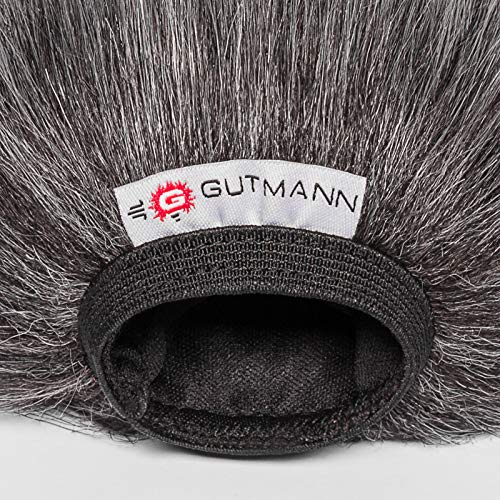 Gutmann Fur Microphone Windshield Windscreen for Tascam DR-07 Premium Edition Grey with Inner Lining