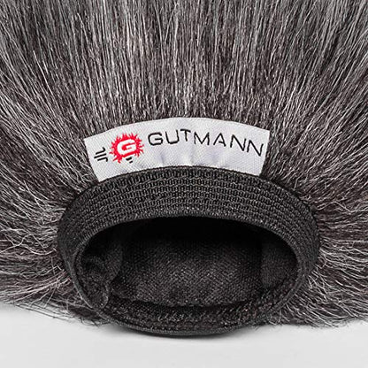Gutmann Fur Microphone Windshield Windscreen for Tascam DR-07 Premium Edition Grey with Inner Lining